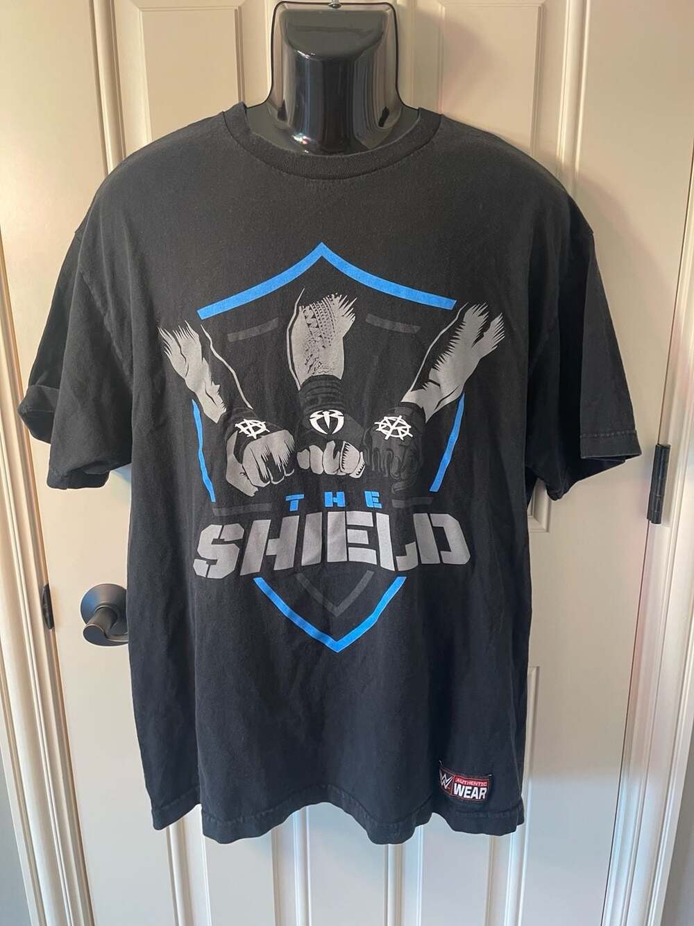 WWE Authentic The Shield United Fists Black T-Shirt